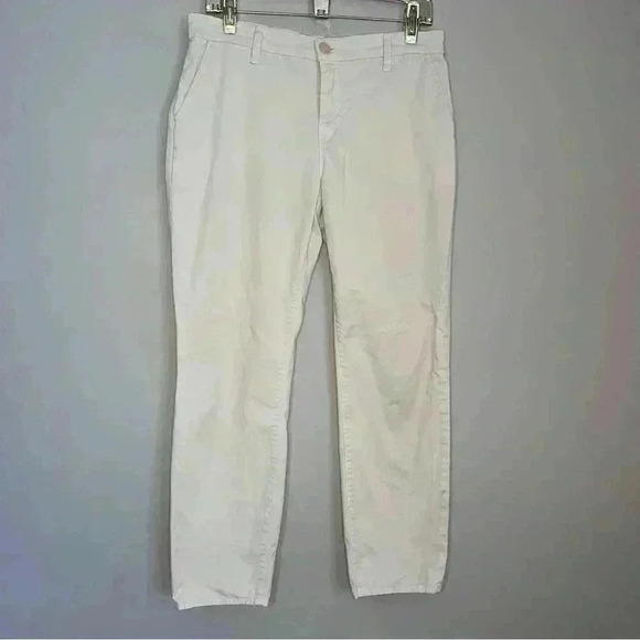 J Brand Women’s Alex Style Relaxed Fit Beige Trousers in excellent condition - Picture 1 of 6